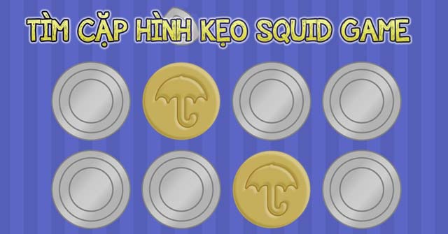 Tìm cặp hình kẹo Squid Game