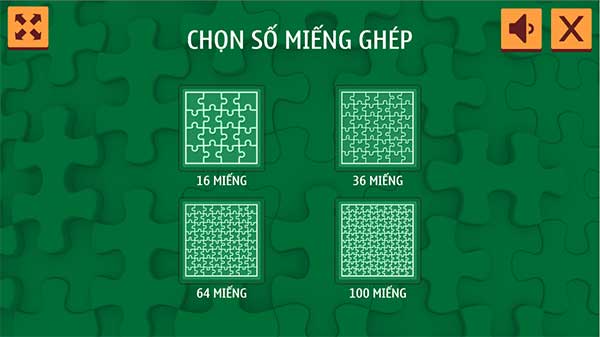 Chọn số miếng ghép