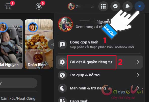Cài đặt & quyền riêng tư