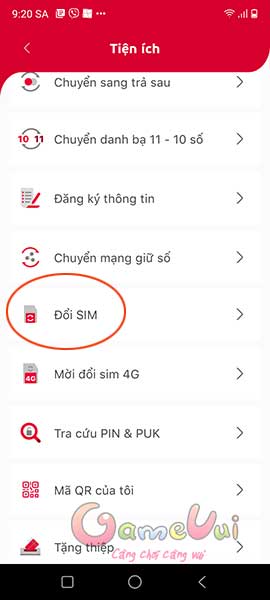 Đổi sim