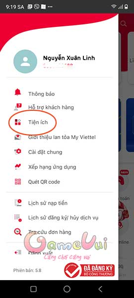 Tiện ích