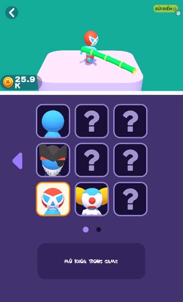 Skin nhân vật đa dạng