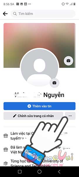 Chạm 3 dấu chấm