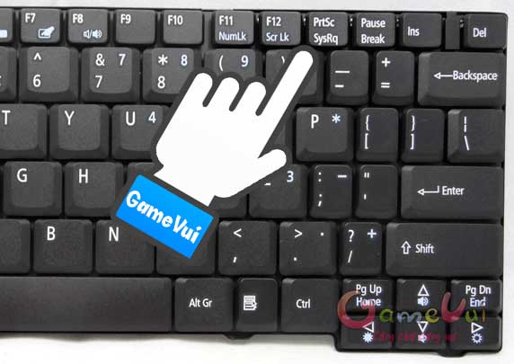 Chụp màn hình bằng phím Print Screen