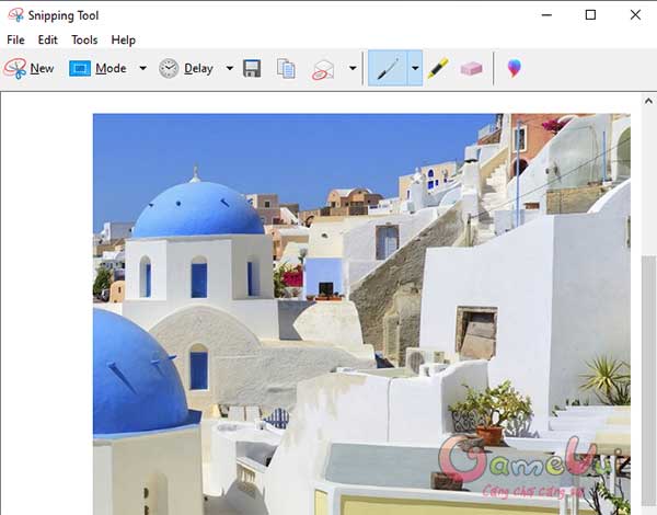 Ảnh chụp màn hình Snipping Tool