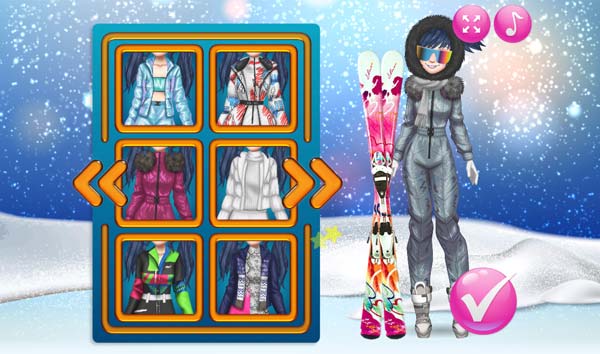 Chọn các mẫu trang phục khác nhau