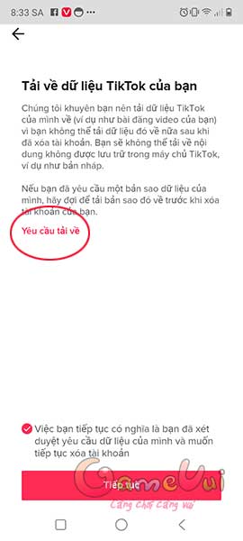 Yêu cầu tải về