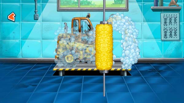 Vệ sinh, làm sạch chiếc máy xúc