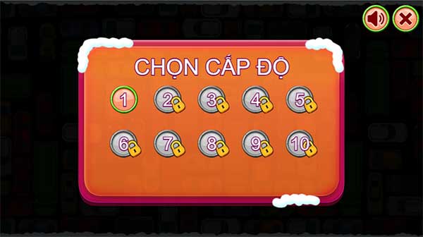Chọn cấp độ