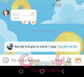 Thay đổi cài đặt