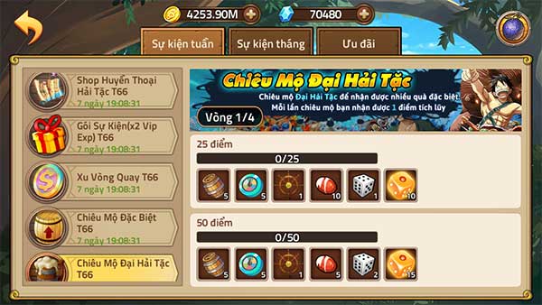 Chiêu mộ đại hải tặc