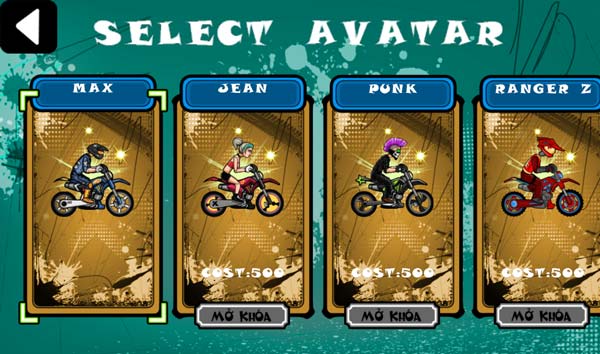 Lựa chọn nhân vật