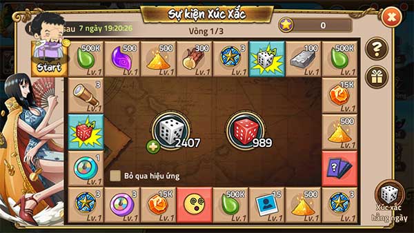 Sự kiện xúc xắc