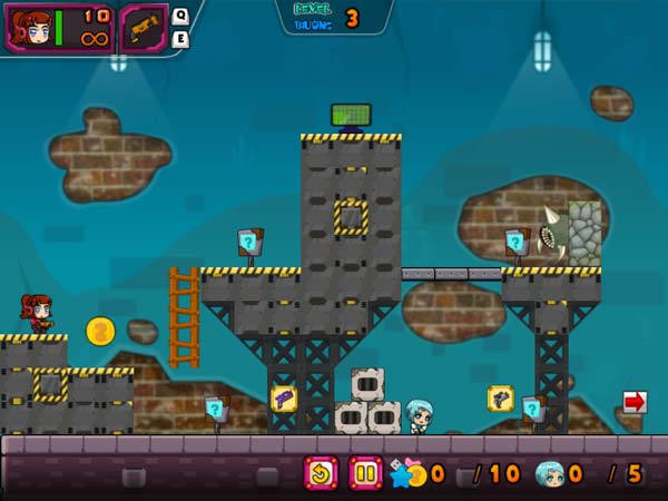 Điều khiển nhân vật thu thập các loại vũ khí, giải cứu người bị thương, tiêu diệt Zombie