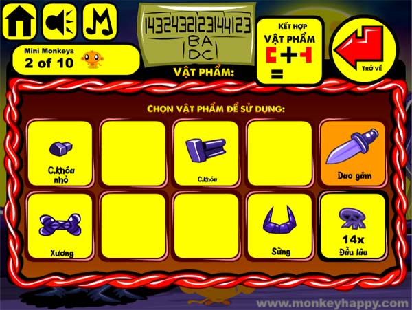 Các mảnh đồ riêng lẻ