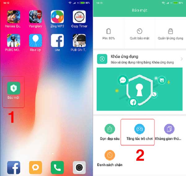 Tăng tốc trò chơi