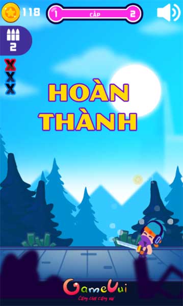 Hoàn thành cấp độ