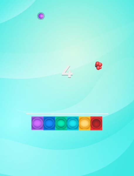 Phá vỡ chúng trước khi chạm sàn để ghi điểm