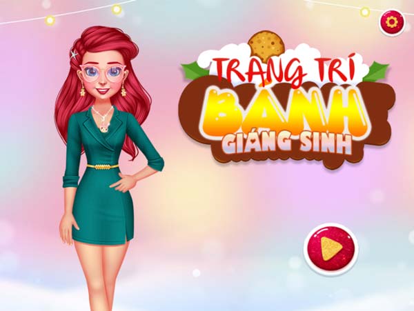 Chơi game Trang trí bánh Giáng sinh - GameVui