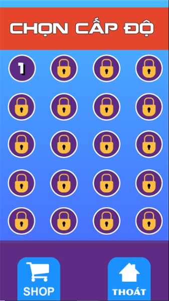 Chọn cấp độ