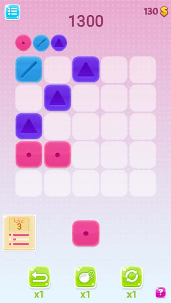 Sắp xếp các ô khối thật khéo léo