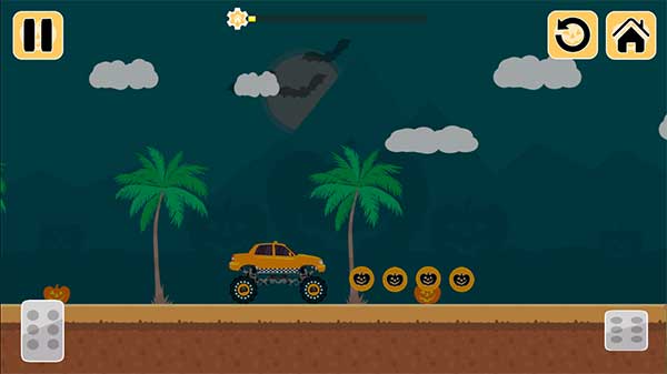 Lái xe thu thập bí ngô