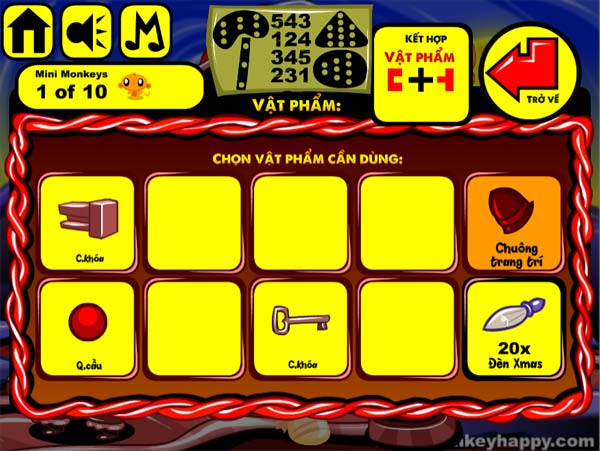 Thu thập các mảnh vật phẩm riêng lẻ