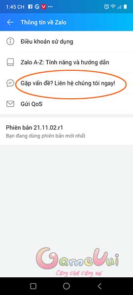 Gặp vấn đề?Liên hệ chúng tôi ngay