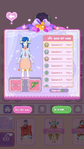 Bảng xếp hạng các kiểu trang phục đẹp