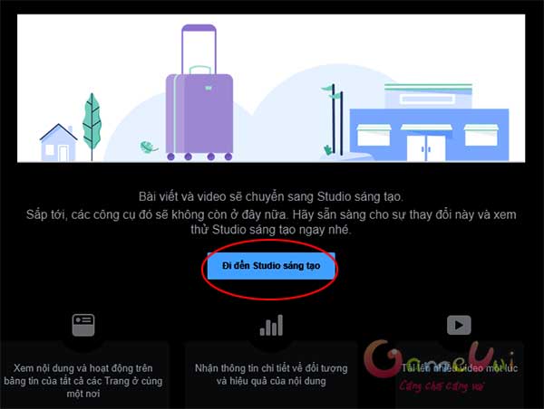 Đi đến studio sáng tạo