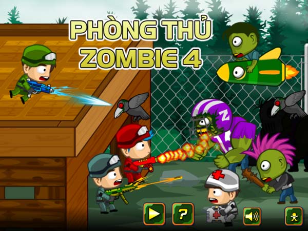 Game 4 Người Bắn Zombie - Trải Nghiệm Hồi Hộp và Hấp Dẫn Dành Cho Nhóm Bạn