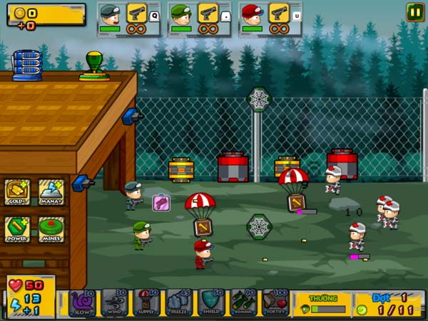 Lưu ý phòng thủ những đợt Zombie bay tấn công vào tầng 2 của căn cứ