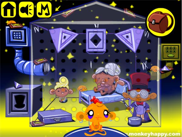 Chơi game Chú khỉ buồn 595 - GameVui