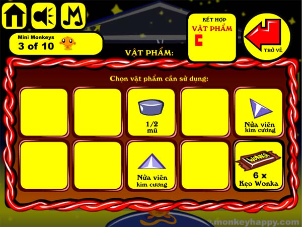 Thu thập các mảnh vật phẩm riêng lẻ