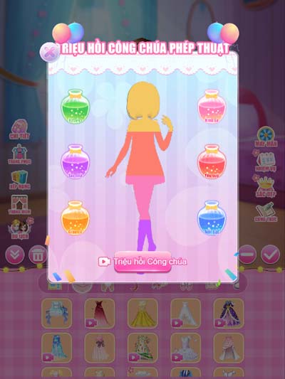 Kết hợp và tạo ra bộ trang phục ngẫu nhiên dựa trên tính cách