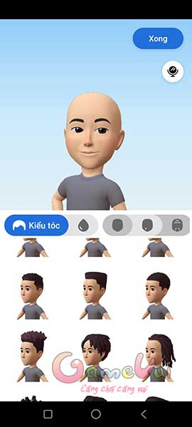 Chọn kiểu tóc, màu tóc