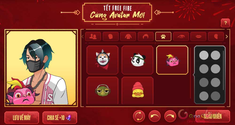 Tạo avatar đón Tết