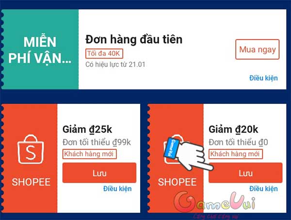 Mua voucher 0đ