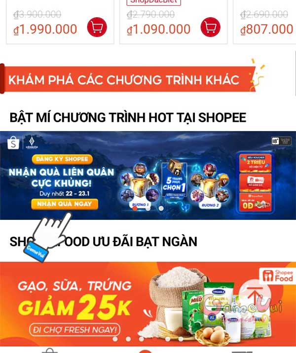 Nhận quà Liên Quân cực khủng
