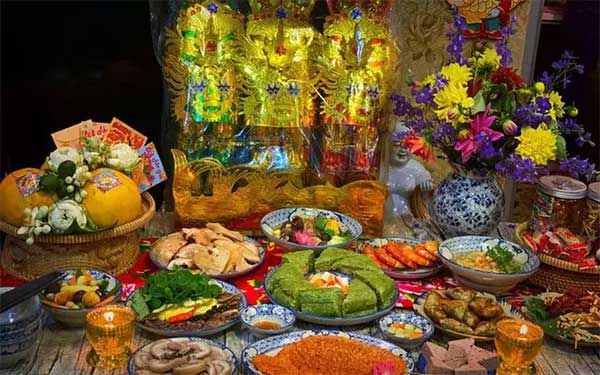 Mâm cúng ông Táo về trời