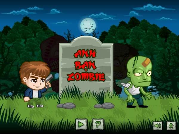 Chơi game Anh bạn Zombie - GameVui