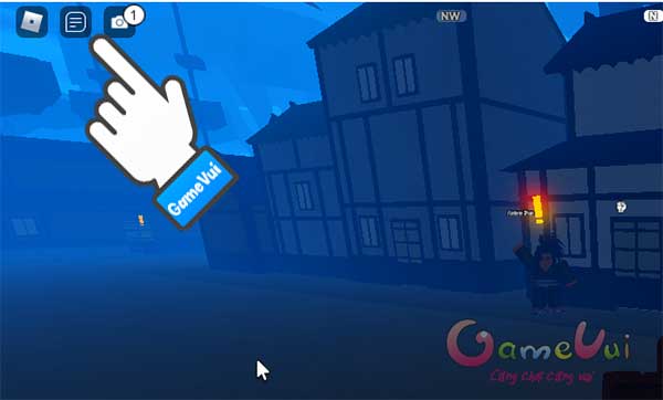 Nhấn vào biểu tượng chat