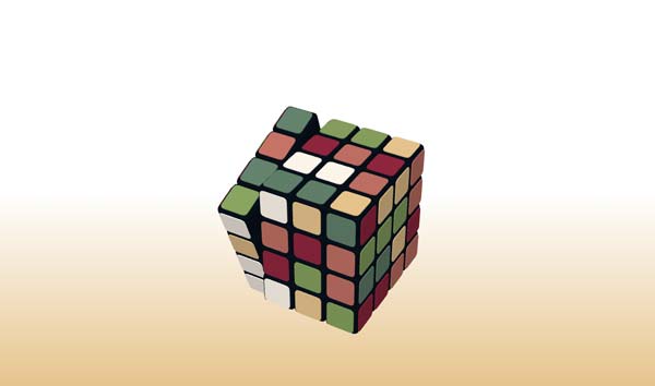Có 4 chế độ là Rubik 2x2, 3x3, 4x4 và 5x5