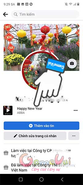 Bài hát đã được thêm vào tiểu sử Facebook