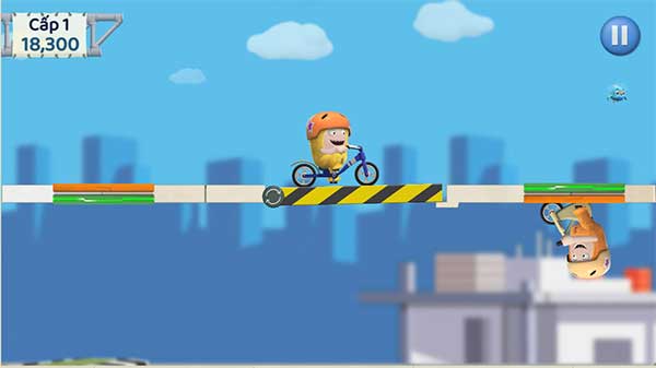 Đưa Oddbods lái xe qua chướng ngại vật