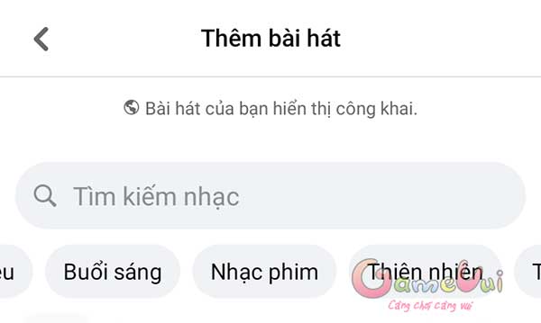 Tìm kiếm nhạc