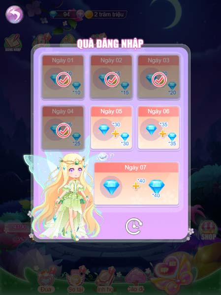 Quà đăng nhập 7 ngày