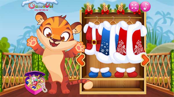 Chọn đồ cho hổ