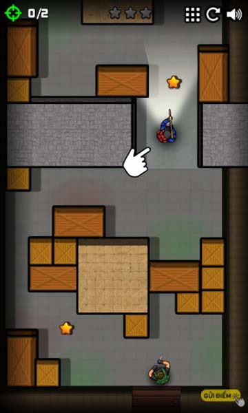 Di chuyển thật khéo léo, tránh sự phát hiện của kẻ địch