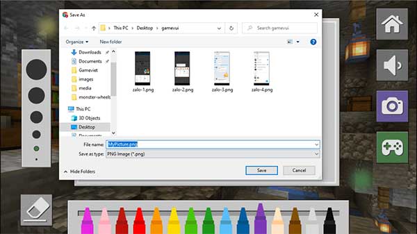 Lưu vào máy tính